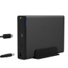 Внешний корпус для HDD/SSD Sata 3.5" Orico 7688C3 USB-C3.1 черный