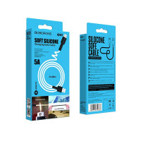 Usb Кабель-зарядка Micro Borofone BX31 2.4A 1м силиконовый белый