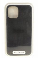 Чехол-накладка  i-Phone 12 mini 5.4 Silicone icase Hoco Pure Series низ закрыт, черная