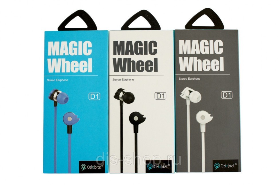 Наушники с микрофоном Celebrat D1, кнопка ответа, синие