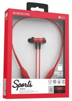 Беспроводные наушники для спорта Borofone BE29 BT5.0/130mAh/10ч красные