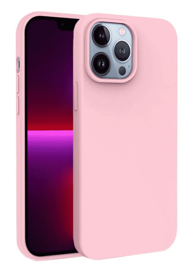 Чехол-накладка  i-Phone 14 Pro Max Silicone icase  №12 розовая