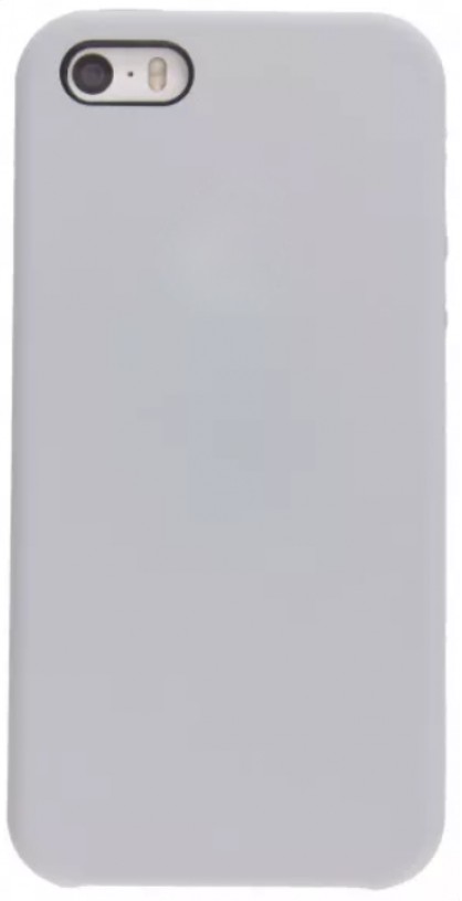 Чехол-накладка  i-Phone 6/6s Silicone icase  №26 серебристо-голубая