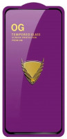 Защитное стекло для Xiaomi Redmi Note 10/10S OG Purple черное