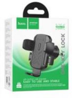 Держатель в автомобиль в воздуховод Hoco H64 с зажимом черный
