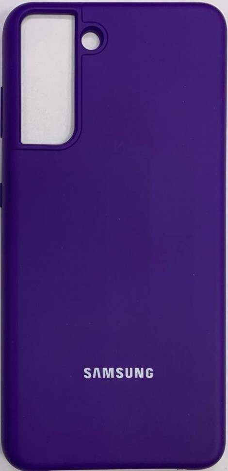 Накладка для Samsung Galaxy S21/S30 Silicone cover фиолетовая