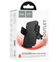 Держатель в автомобиль в воздуховод Hoco H36 с зажимом черный