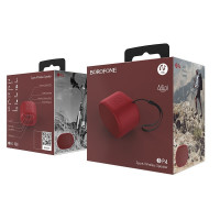 Bluetooth колонка Borofone mini BP4 BT5.0/1800mAh/10ч/3Вт/MicroSD/TF/AUX красная