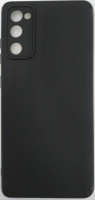 Чехол-накладка для Samsung Galaxy S21FE силикон матовый чёрный