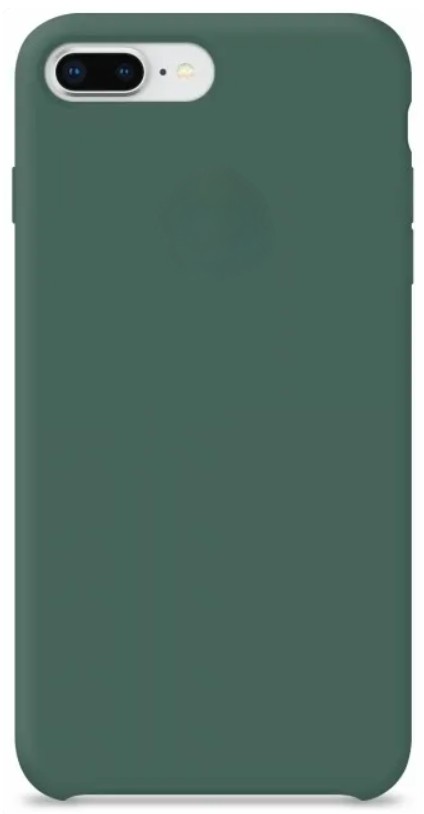 Чехол-накладка  i-Phone 7 Plus/8 Plus Silicone icase  №61 серо-бирюзовая