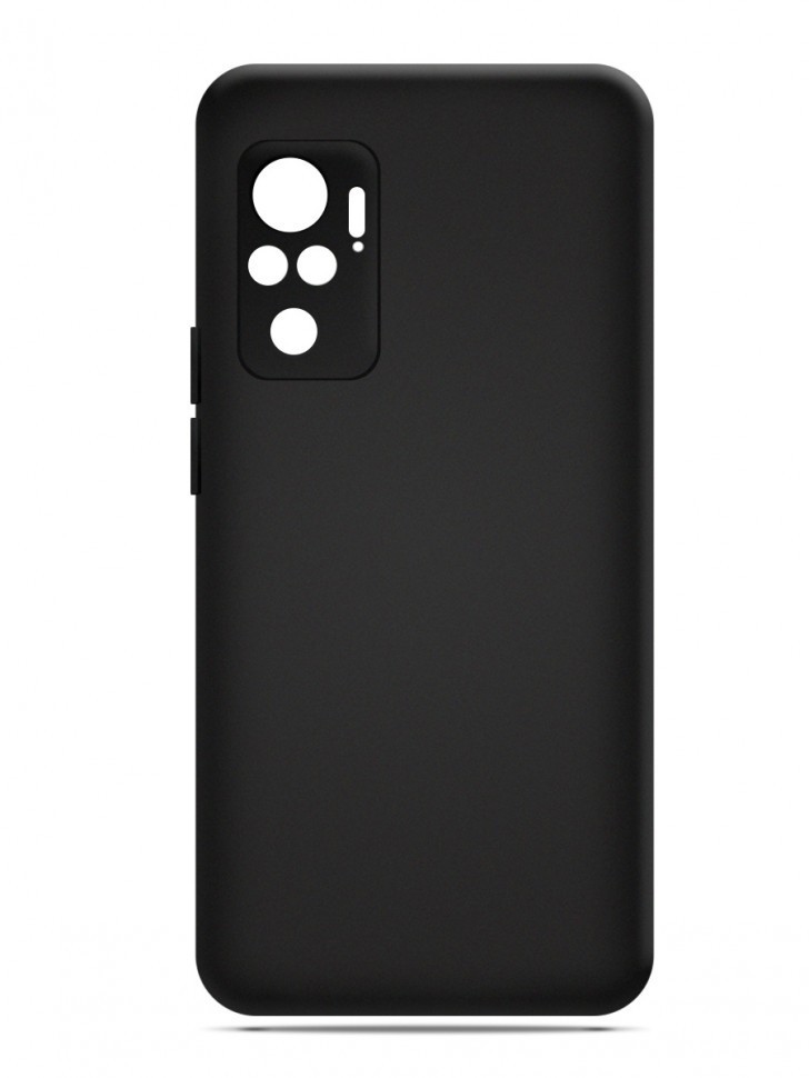 Чехол-накладка для Xiaomi Redmi 10 силикон матовый черный