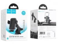 Держатель в автомобиль на торпеду Hoco H79 с зажимом черный