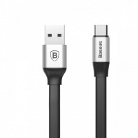Usb Кабель-зарядка TYPE-C Baseus Nimble Portable 2A 1.2м (CATMBJ-A0S) серо-чёрный