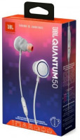 Наушники с микрофоном JBL Quantum 50 1.2м белые