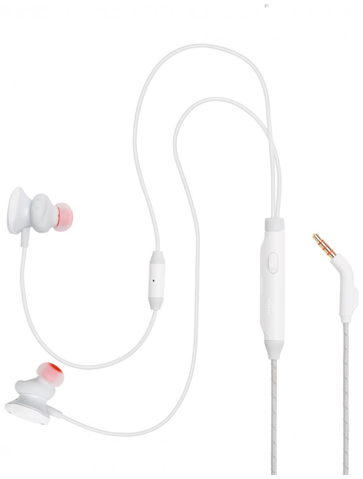 Наушники с микрофоном JBL Quantum 50 1.2м белые