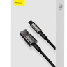 Baseus Tungsten Gold Fast Charging Data Cable USB to iP 2.4A 1m Black