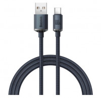 Usb Кабель-зарядка TYPE-C Baseus Crystal Shine 100W 1,2м CAJY000401 чёрный