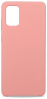 Накладка для Samsung Galaxy A71 Silicone cover розовая