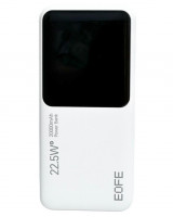 Powerbank EOFE G201 20000mAh 3A /22.5W 2USB/Type-C с дисплеем белый