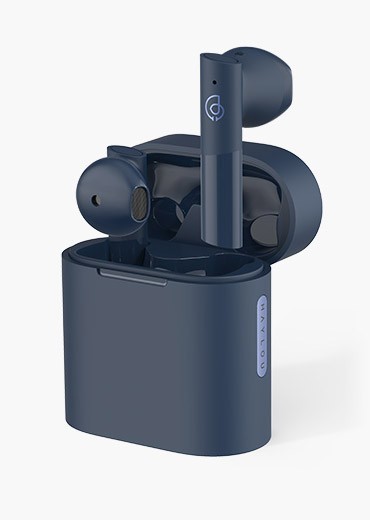 Наушники беспроводные Bluetooth Haylou MoriPods синие