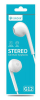Наушники с микрофоном Celebrat G12 1.2м белые
