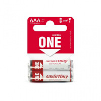 Батарейка алкалиновая Smartbuy ONE LR03/2SB (60/600)  SOBA-3A02SB-Eco