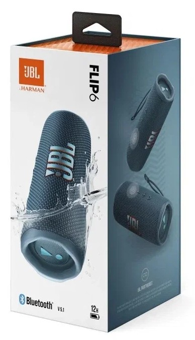 Bluetooth колонка JBL Flip 6 синяя