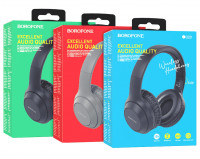 Стереонаушники Bluetooth полноразмерные Borofone BO20 BT5.3/200mAh/10ч черные