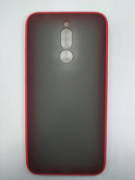 Накладка для Xiaomi Redmi 8 силикон матовая бока цветные ассортимент