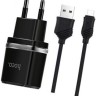 Сетевое зар. устр. Hoco C11 с шнуром Micro 1USB 1A черное Сетевое зар. устр. Hoco C11 с шнуром Micro 1USB 1A черное