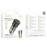 Автомобильное заряд. устр. Borofone BZ25 1USB/1C с кабелем TC-TC 20W черное
