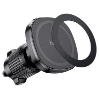 Держатель в автомобиль в воздуховод Hoco H34 магнитный черный