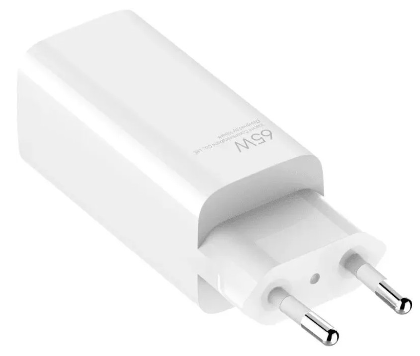 Сетевое зарядное устройство Xiaomi GaN 1USB/1C 65W с проводом Type-C BHR5515GL в коробке белое