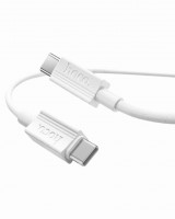 Usb Кабель-зарядка Type-C на Type-C Hoco X107 1м 60W белый