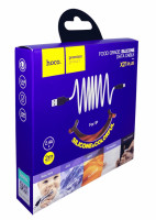 Usb Кабель-зарядка Lightning Hoco X21 Plus 2.4A 2м мягкий силиконовый красный