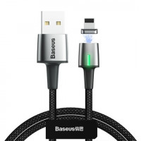 Usb Кабель-зарядка Lightning Baseus Zinc Magnetic 2.4A 1м (CALXC-A01) черный