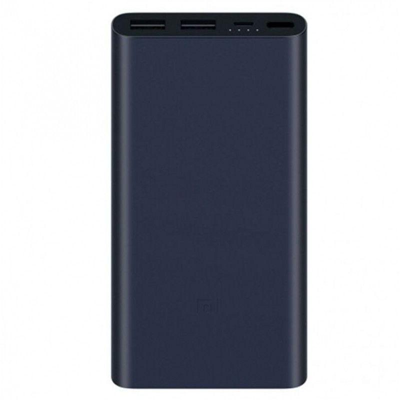 Powerbank Xiaomi 3 10000 мАч 2USB+Type-C+Micro PLM13ZM тёмно-синий