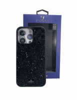 Накладка для i-Phone 15 Pro 6.1&quot; Swarovski чёрный