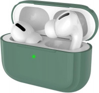 Силиконовый чехол для AirPods Pro зеленый