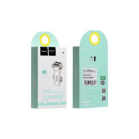 Автомобильное заряд. устр. Hoco Z1 2USB 2.1А белое
