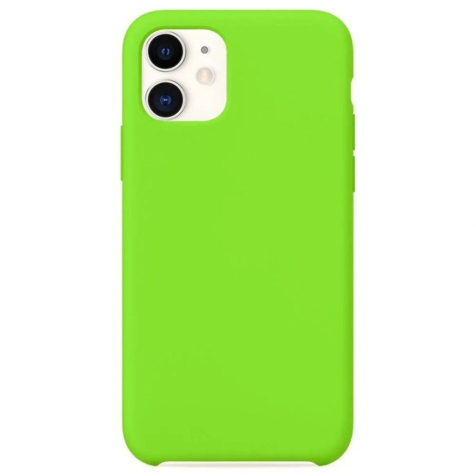 Чехол-накладка  i-Phone 11 Silicone icase  №31-3 зеленая