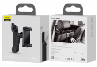 Держатель в автомобиль на заднее сидение Baseus Energy с беспроводной зарядкой WXHZ-01 черный