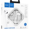 Наушники с микрофоном Hoco M1 Max 1.2м AUX белые