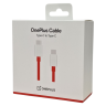 Кабель-зарядка Type-C на Type-C OnePlus 12A 1м (DL152) красный