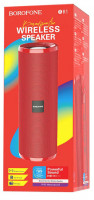 Bluetooth колонка Borofone BR1 Beyond sportive IPX5 TWS V5.0 красная