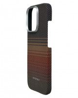 Накладка для i-Phone 16 Pro 6.3&quot; Pitaka Tactile Woven Case&amp;Grip 3 (Sunset)