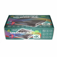 ТВ-приставка 4K для приема цифрового телевидения Selenga A3