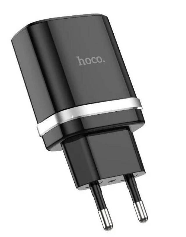 Зарядное устройство Hoco C12Q 1USB QC3.0 2.4A черное