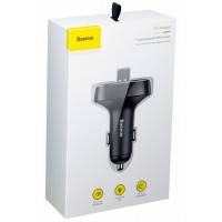 Автомобильное заряд. устр. Baseus T-typed Bluetooth MP3 2USB CCALL-TM01 черное