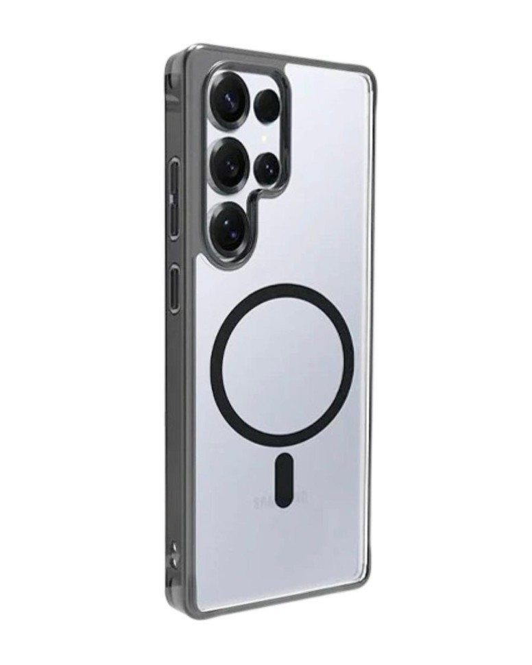 Накладка для Samsung Galaxy S25 Ultra Keephone SkinGrip MagSnap прозрачный черный